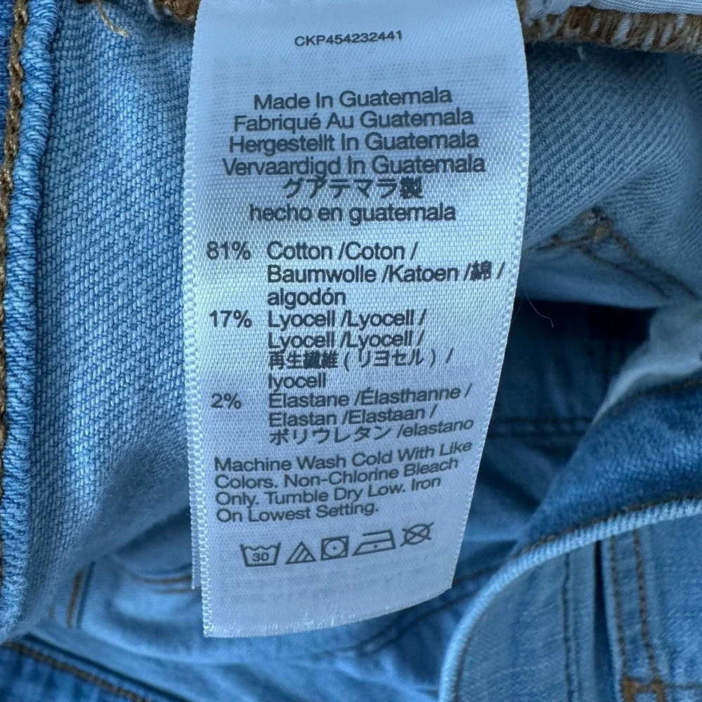 Madewell Blue‎ Jean Shorts Size 31 Distressed Raw Hem